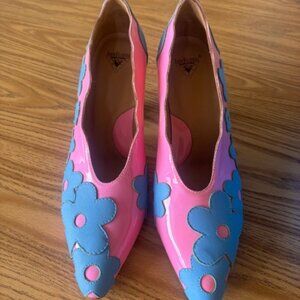 Funky John Fluevog--Blaise Pumps SZ Never Worn comes with dust cloth and box.